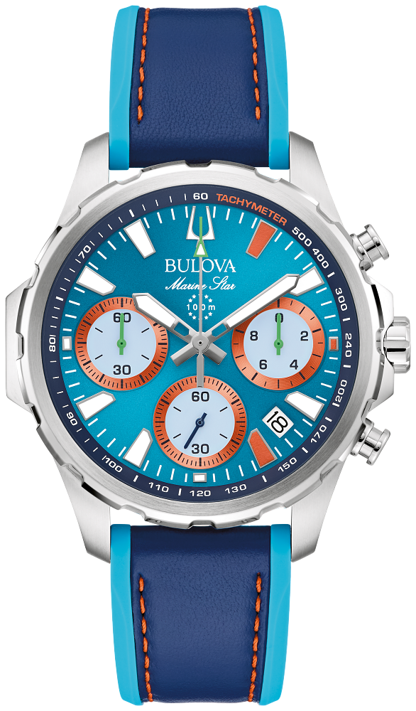 Bulova 96B460 E1 Team Miami Men Watch - Blue